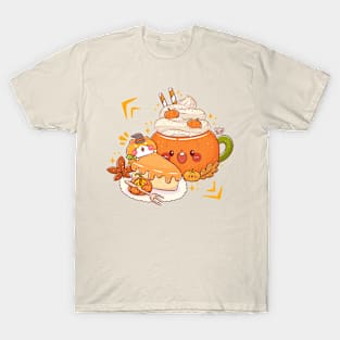 Pumpkin Spice Latte and Cake T-Shirt